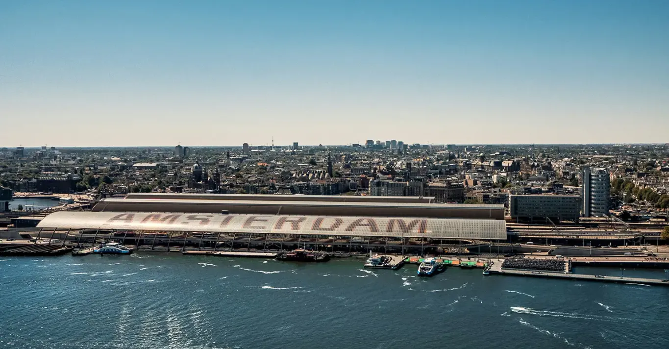Amsterdam city view